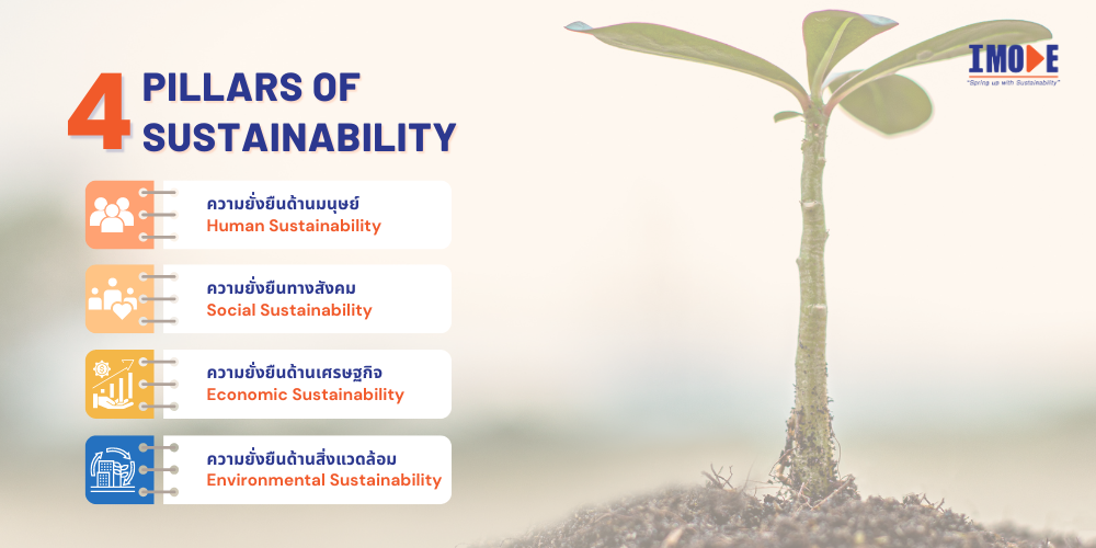 4 เสาหลักของความยั่งยืน (4 Pillars Of Sustainability) - Imode